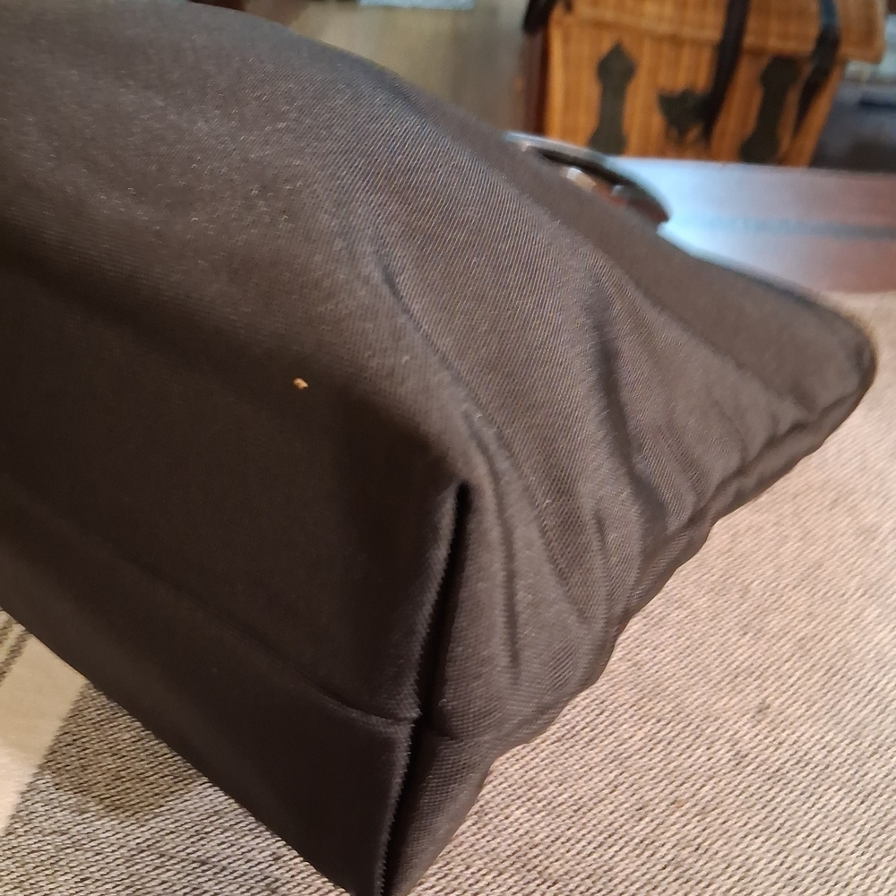 Black Tote Bag with Silver Accents - Picture 9 of 16